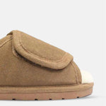 Lamo - Women's Open Toe Wrap Wide Slipper