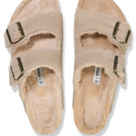 Birkenstock - Unisex Arizona Shearling Suede Sandals