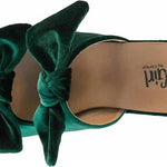 Corkys Footwear - Women's Put A Bow On It Velvet Heeled Sandal