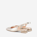 Agl - Women's Sandy Metallic Block Flat