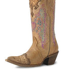 Corral - Women's Dancing Dolly Pointed Toe Ankle Boots