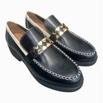 All Black - Women's Clip And Stitch Loafer Shoe