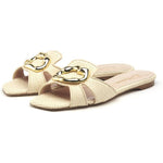 Rupert Sanderson - Women's Alvara Natural Raffia Slide