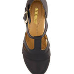 Andrea - Women's T-strap Block Heel Sandal