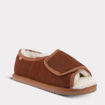 Lamo - Women's Classic Apma Open Toe Wrap Flat - Wide