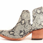 Ariat - Women's Western Leather Distressed Snake Dixon Bootie Boot