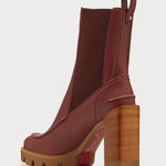Christian Louboutin - Pre-loved Women's Glory Leather Lug Sole Chelsea Booties
