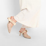 All Black - Women's Side Bow Mule