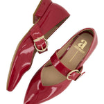 Andrea - Women's Low Block Heel Shoes