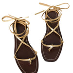 Loeffler Randall - Women's Lianna Lace Up Flat Sandal