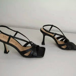 Vicenza - Women's Square-toe Heel Strap Sandals