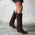 Salvia - Women's Vizalo Suede Tall Boot