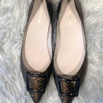 All Black - Women's Met Exotic Flats