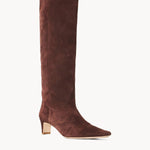 Staud - Women's Suede Western Wally Boot