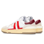 Tennis Low Top Sneaker - White/Red