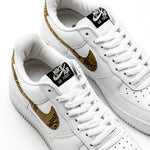 Air Force 1 Low Retro PRM QS 'Ivory Snake' - White/Elemental Gold/Dark Hazel