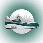 Air Max 1 "Evergreen Aura" - White/Neutral Grey