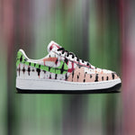 Women's Air Force 1 Low "Black Tie Dye" - White/Green Strike