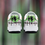 Women's Air Force 1 Low "Black Tie Dye" - White/Green Strike