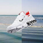Nike x Stussy Air Zoom Spiridon Kukini - White/Habanero Red