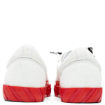 Low Vulcanized Suede Leather - White/Red
