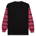 Outline L/S T-Shirt - Black/Maroon