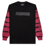 Outline L/S T-Shirt - Black/Maroon