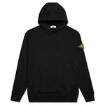 Cotton Hooded Sweatshirt - Black