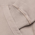 Cotton Hooded Sweatshirt - Mud