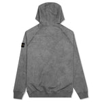 Dust Color Treatment Hoodie - Black Melange