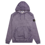 Dust Color Treatment Hoodie - Magenta Melange