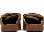 Suicoke x John Elliott Sherpa Fleece Sliders - Brown